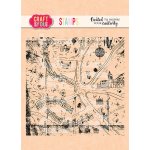 CS038 Clear Stamps Old Town Map/Stemple Mapa Starego Miasta - Craft & You Design