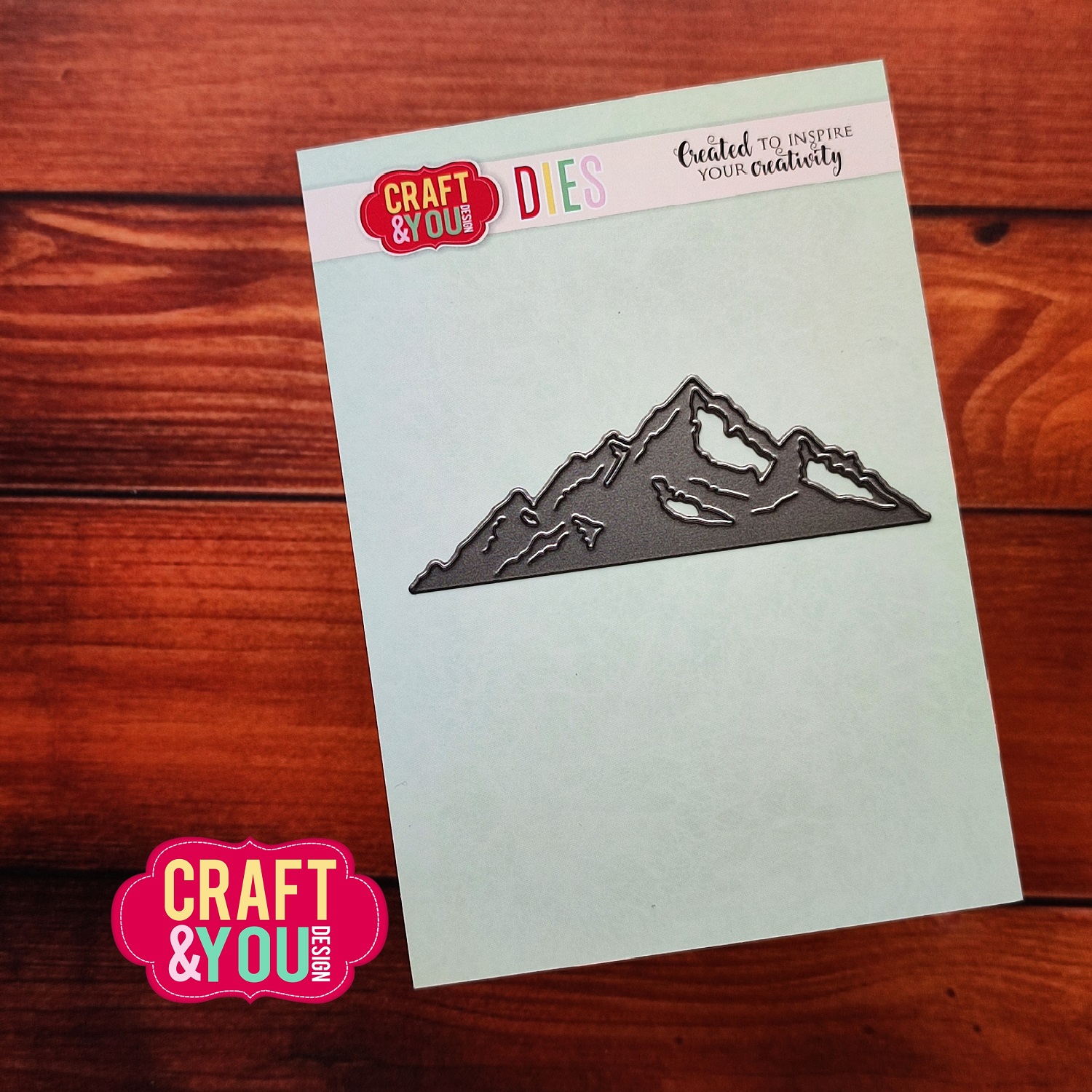 CW301 Wykrojnik /Die -Border Mountains/Góry - Craft&You Design