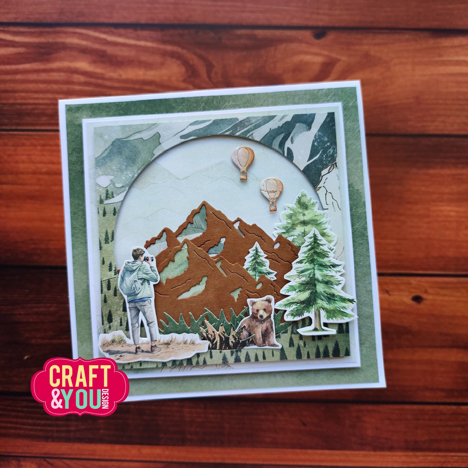 CW301 Wykrojnik /Die -Border Mountains/Góry - Craft&You Design