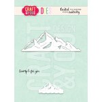 CW301 Wykrojnik /Die -Border Mountains/Góry - Craft&You Design