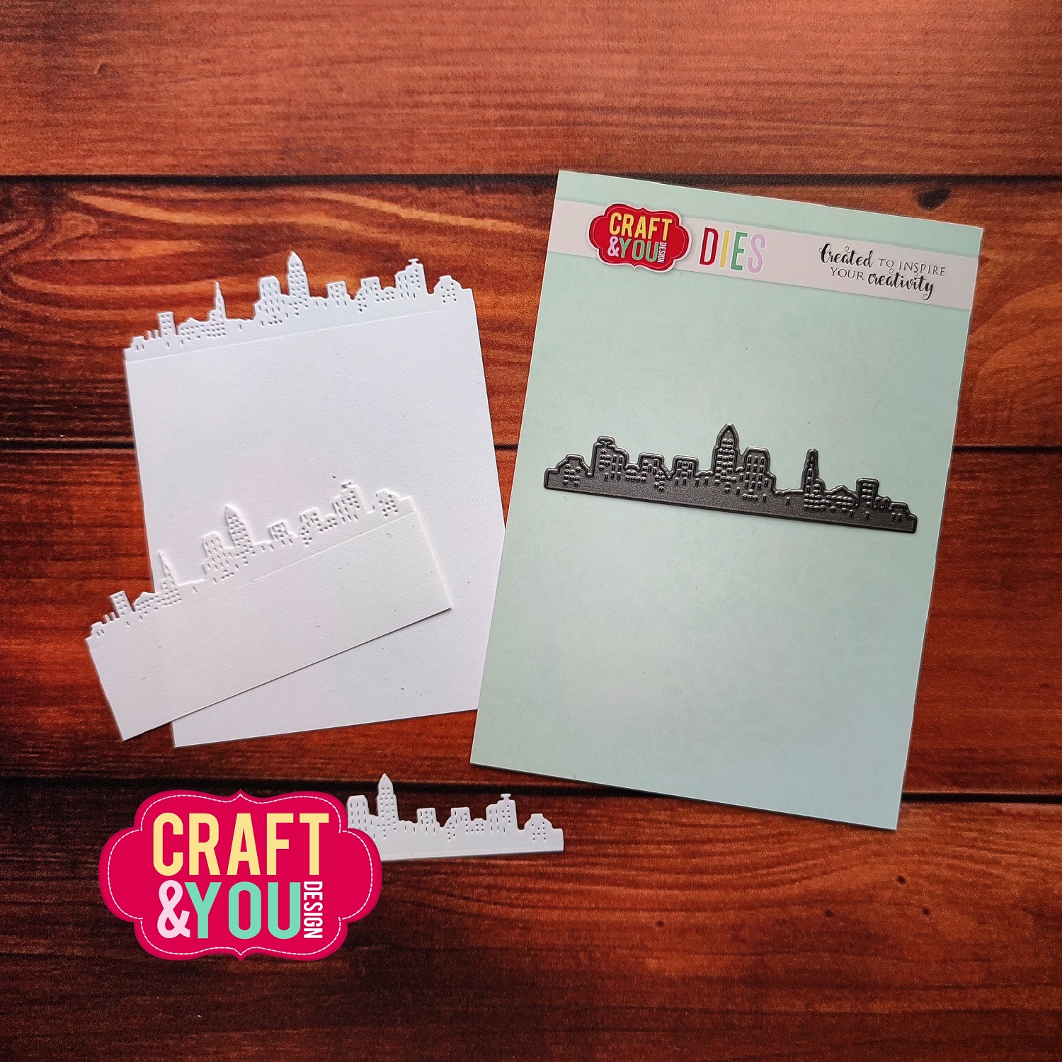 CW302 Wykrojnik /Die -Border City/Miasto- Craft&You Design