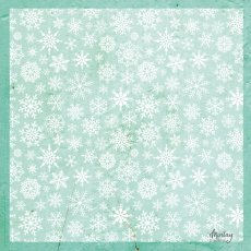 MT-VEL-08  Kalka Dekoracyjna 30,5 x 30,5 cm -  Snowflakes/ śnieżynki