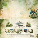 AA-TOMAF-07 Alchemy of Art- 12x12'' -Zestaw papierów do scrapbookingu 30x30 cm -Tales of moss and fern 