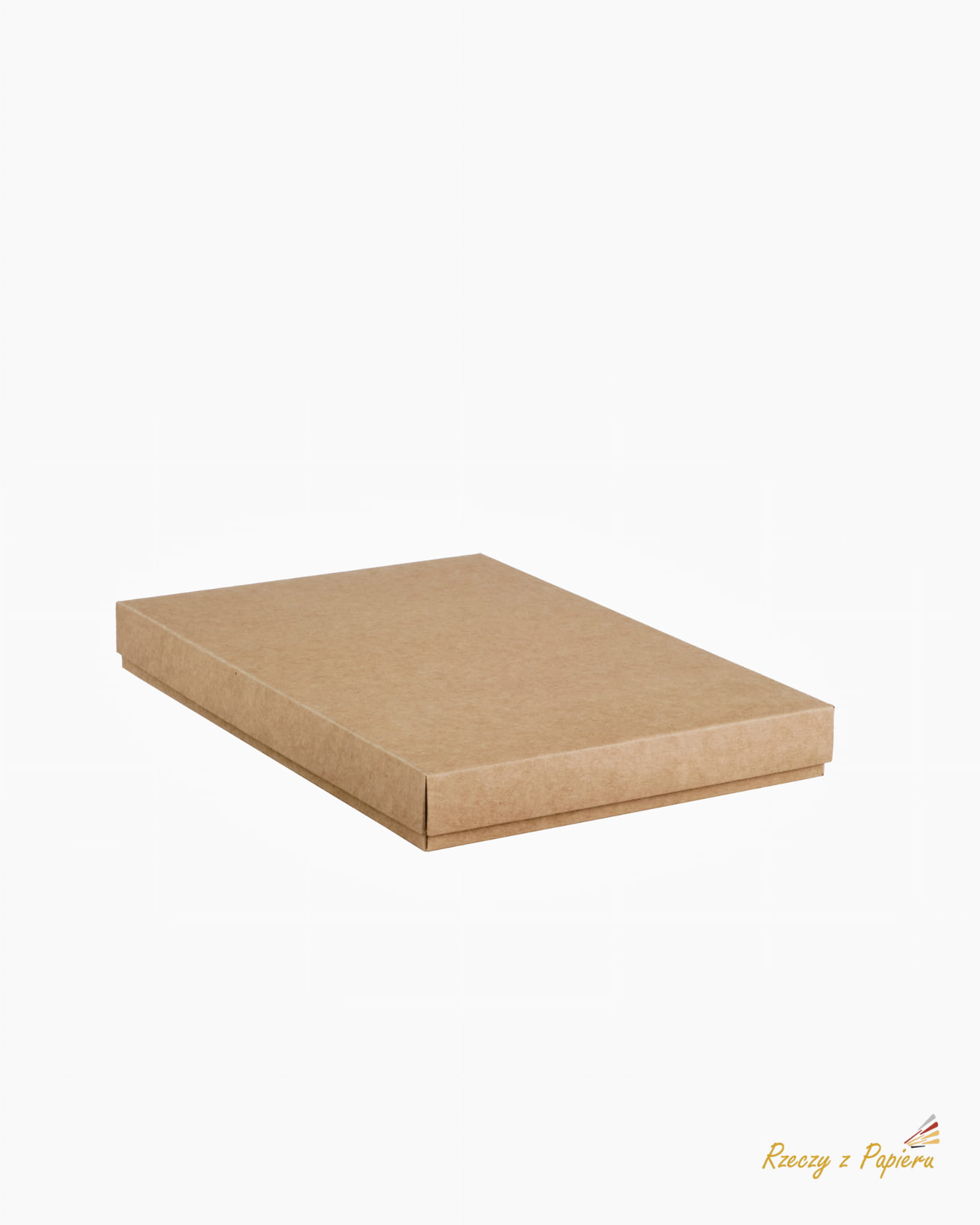 RzP-033 Pudełko pełne,niskie na kartkę C6 - kraft