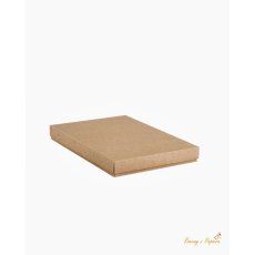 RzP-033 Pudełko pełne,niskie na kartkę C6 - kraft