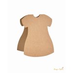 RZP-197 Baza sukienka - kraft 14,7x18,7