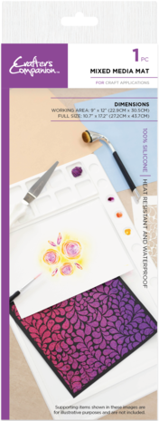 CC-TOOL-MIXMMAT Crafter’s Companion Mixed Media Mat - mata do mediowania