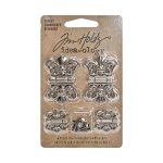 TH93075 Tim Holtz Idea-ology Hinges (4 zawiasy i 16 nitów)
