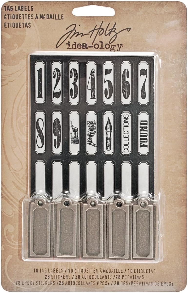 TH93059 Metal Tags and Labels by Tim Holtz Idea-ology