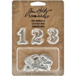 TH93013 Tim Holtz Idea-ology Mini Numerals-cyfry