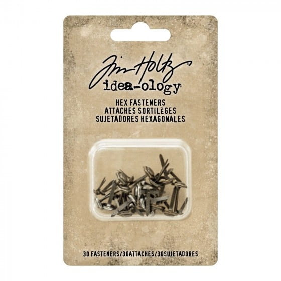 TH93268 Idea-ology HEX FASTENERS (30szt) - Tim Holtz