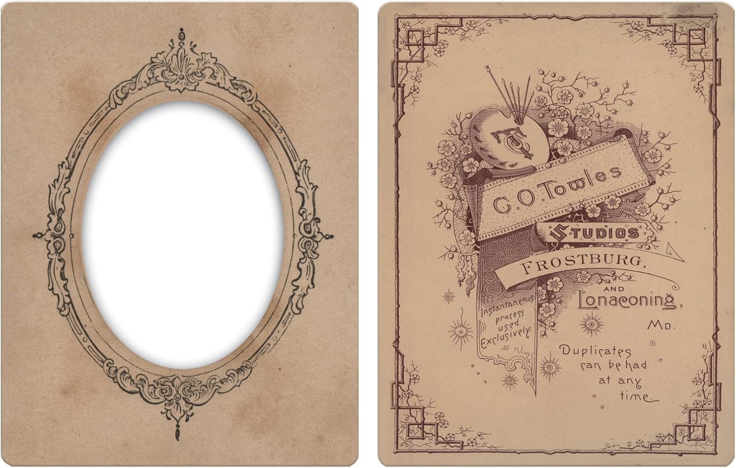 TH93118 Tim Holtz Idea-ology Mini Cabinet Card Frames (6 szt.) -ramki