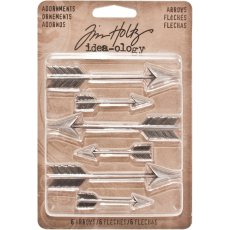 TH93127 Zawieszki - Tim Holtz  Idea-ology ADORNMENTS ARROWS (6szt)