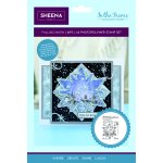 SD-ITF-SS-STP-FS Zestaw stempli A5 Sheena Douglass In The Frame Snowflake Stories - Falling Snow