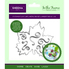 SD-ITF-TL-MD-SL Wykrojnik Sheena Douglass In The Frame Timeless Leaves - Statement Leaf - liśc