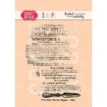 CS044 Clear Stamps Newspaper / Gazeta - Craft & You Design