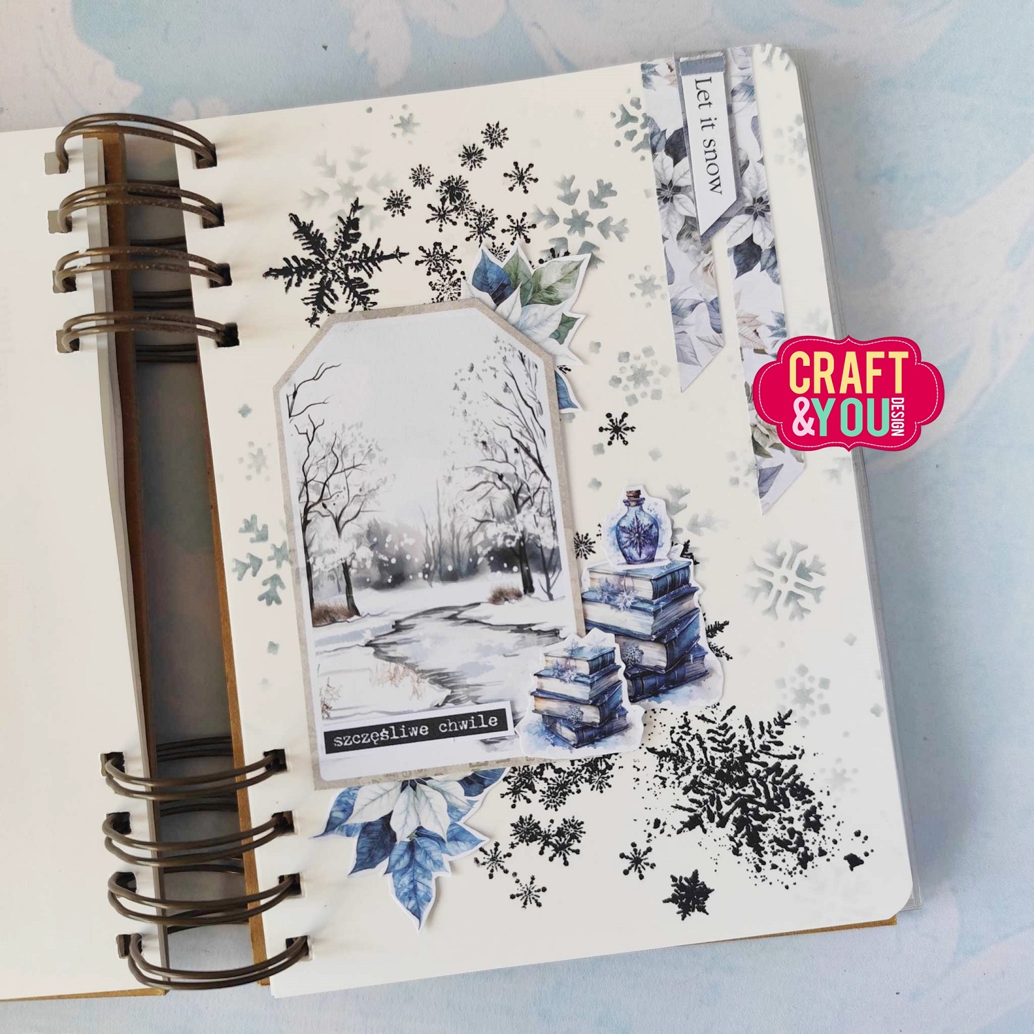 CS045 Clear Stamps Snowflakes Set / Zestaw Śnieżynek - Craft & You Design