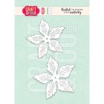 CW308 Wykrojnik /Die - Magda's Poinsettia Bigger Flowers   - Craft&You Design
