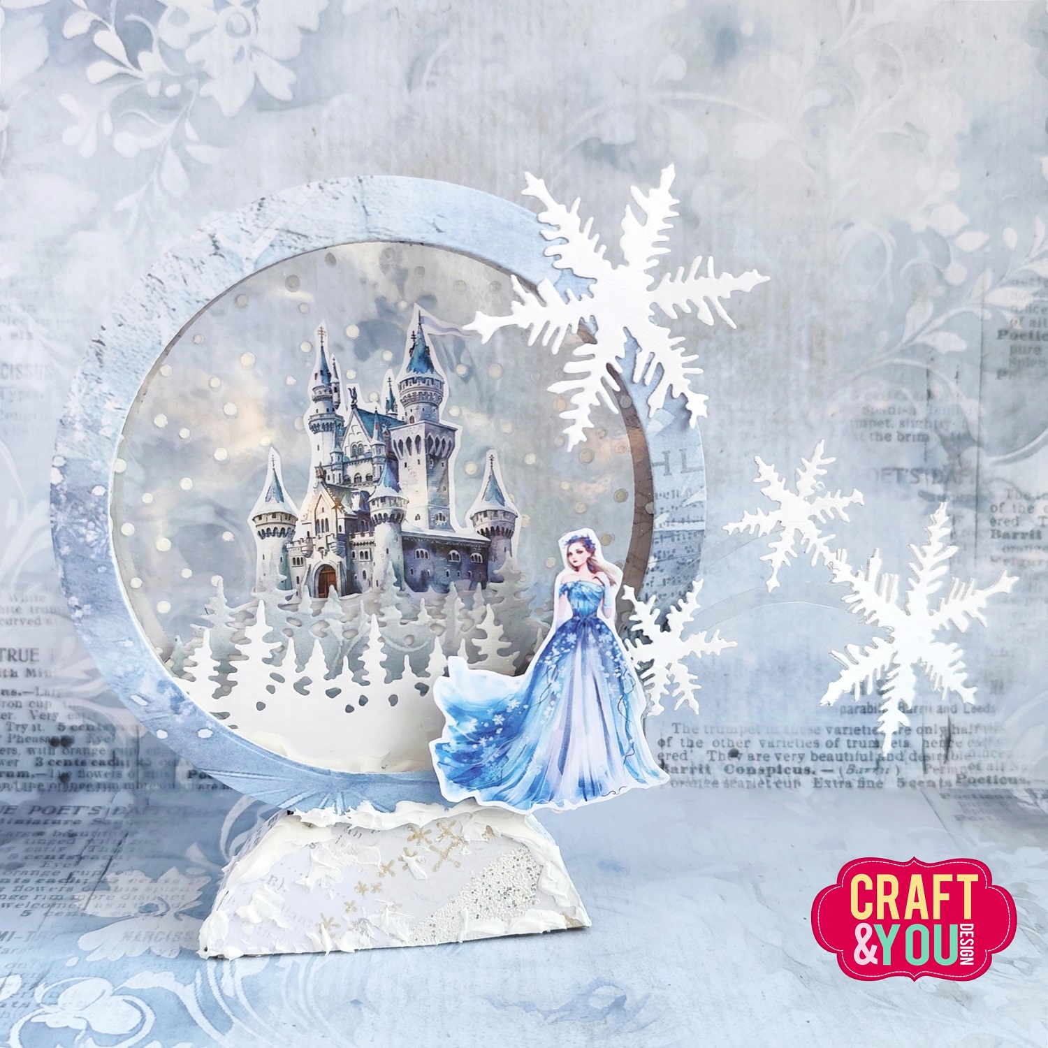 CW310 Wykrojnik /Die - Snowflakes Set/Śnieżynki zestaw - Craft&You Design