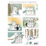 AK0095 Arkusz  A4 -Marianne Design - Eline's Christmas Together