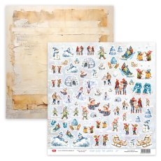 CP-PT07 Paint Over The Winter 07- Elementy do wycinania Papier dwustronny  30,5x30,5cm - Craft & You Design 