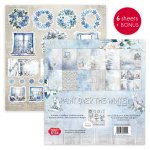 CPS-PT30-6 Zestaw/ Paper set 30,5x30,5cm- Paint Over The Winter -6 Craft & You Design