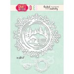 CW304 Wykrojnik /Die -Snowflakes frame / Ramka Śnieżynkowa - Craft&You Design
