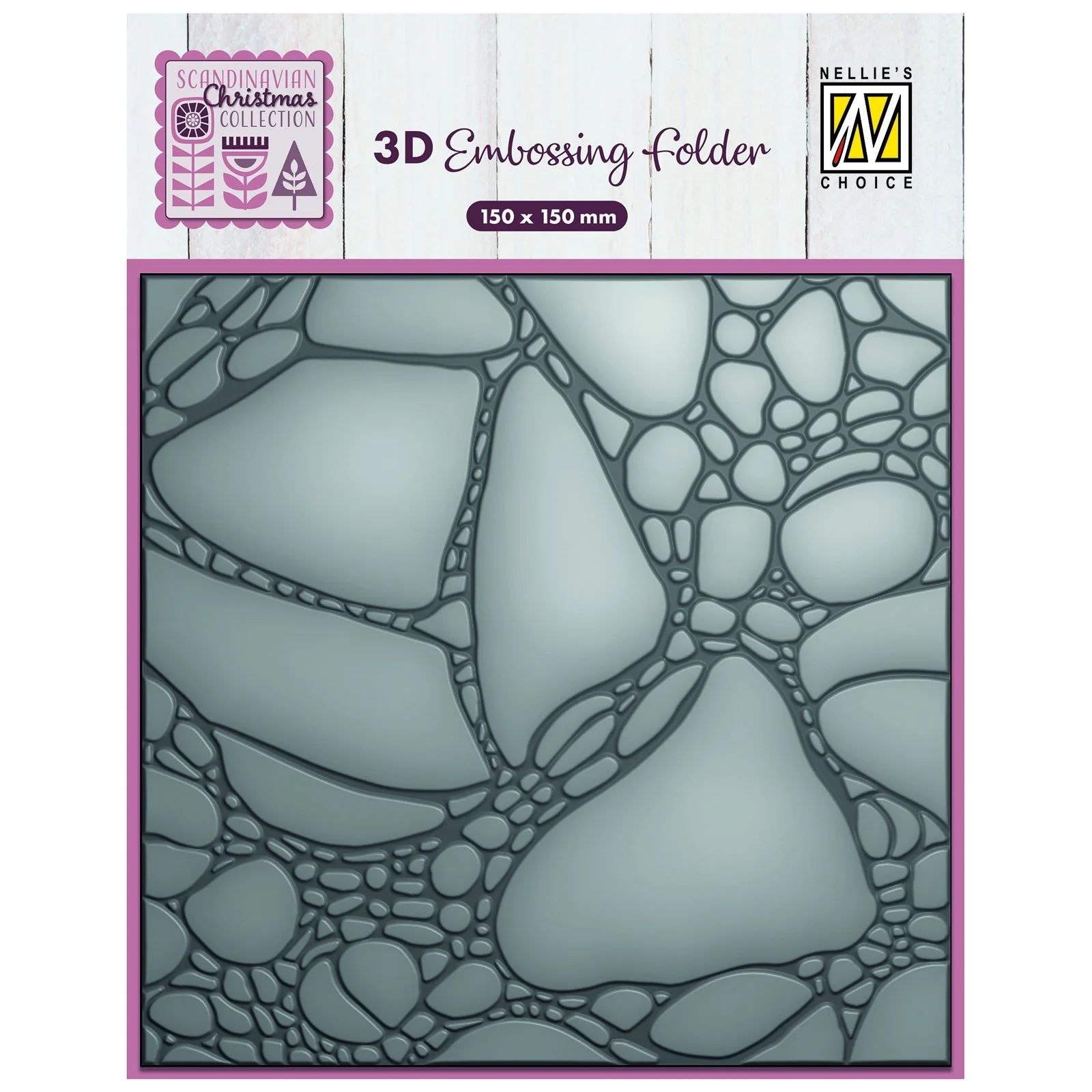 EF3D101 Folder do embossingu 3D ( 150x150 mm ) - bąbelki