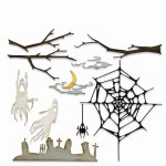 666684 Wykrojnik  Sizzix • Tim Holtz Thinlits Die Vault Fright Night 11pcs-halloween