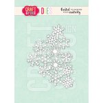 CW321 Wykrojnik /Die -Snowflakes Background / Śnieżynkowe Tło-Craft&You Design