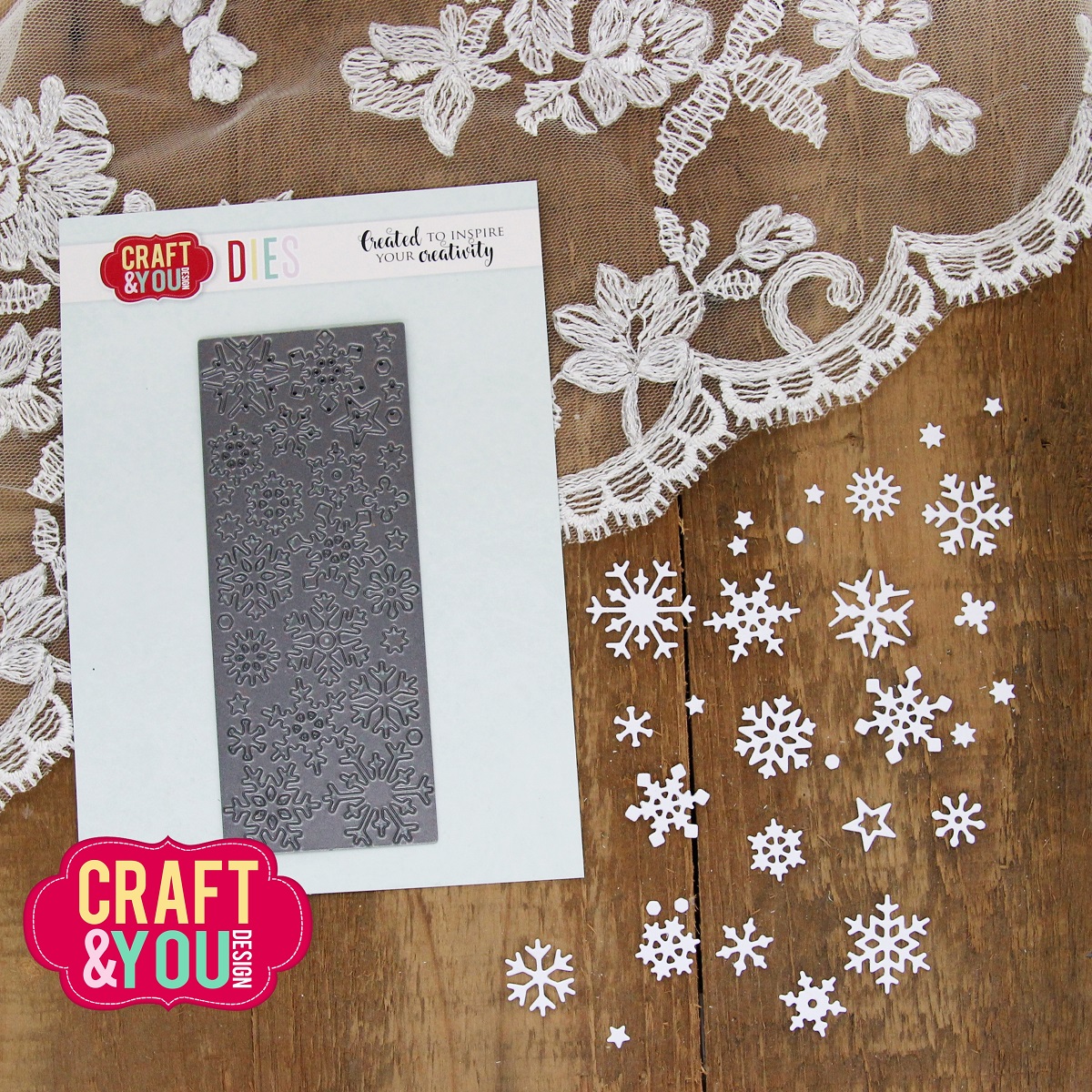 CW322 Wykrojnik /Die -Small Snowflakes / Małe Śnieżynki-Craft&You Design
