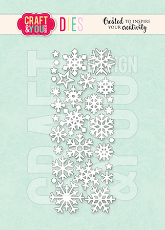 CW322 Wykrojnik /Die -Small Snowflakes / Małe Śnieżynki-Craft&You Design