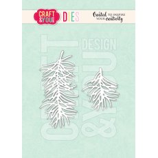 CW317 Wykrojnik /Die -Fir Branches / Gałązki jodłowe- Craft&You Design
