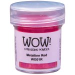 WG01R Puder do embossingu WOW! -Metallines - Red Metalline - Regular