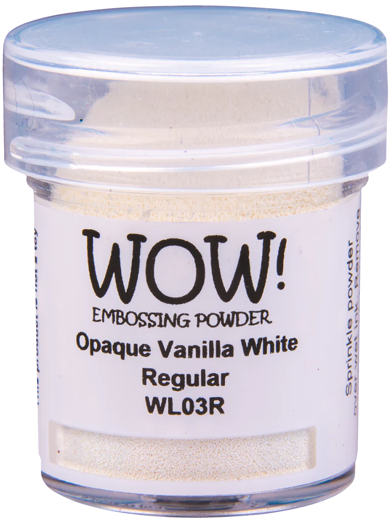 WL03R Puder do embossingu WOW! Opaque Whites - Vanilla White - Regular