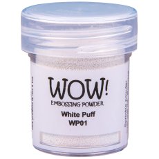 WP01UH Puder do embossingu WOW!   Puff Colours - White Puff