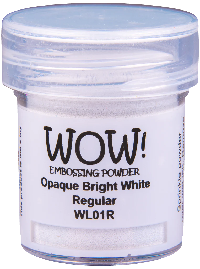 WL01R Puder do embossingu WOW! Opaque Whites - Bright White - Regular