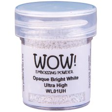 WL01UH Puder do embossingu WOW! Opaque Whites - Bright White - Ultra High