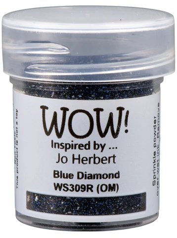 WS309R Puder do embossingu WOW! Embossing Glitters -Blue Diamond