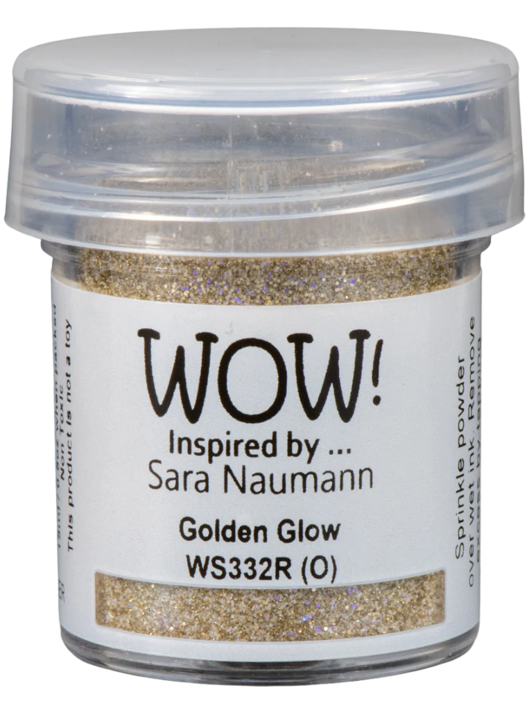 WS332R Puder do embossingu WOW! Embossing Glitters -Golden Glow - Regular