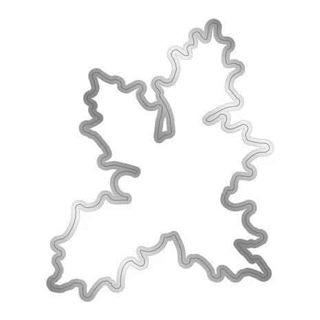 NG-HAI-STD-SKHO Stempel i wykrojnik Natures Garden Holly & Ivy Collection - Sketchy Holly