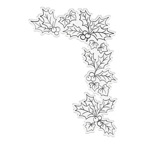 NG-HAI-STD-THTI Stempel i wykrojnik Natures Garden Holly & Ivy Collection - The Holly and the Ivy