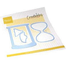 LR0886 Wykrojnik Marianne Design Creatables -Hourglas-klepsydra
