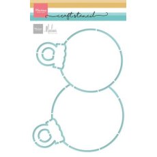 PS8173 Maska Marianne Design - Christmas Ornaments by Marleen-bombki