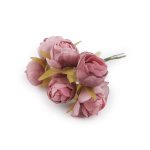 930116-2 Róże sztuczne na druciku- stary róż