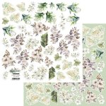 AA-IB-09 KWIATY -Papier dwustronny 30,5x30,5cm do samodzielnego wyciecia I believe  