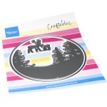 CR1675 Wykrojnik Marianne Design - CrafTables - Silhouette - Winter scenery - zimowy widok