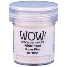 WE10SF Puder do embossingu WOW!-White Pearl - Super Fine
