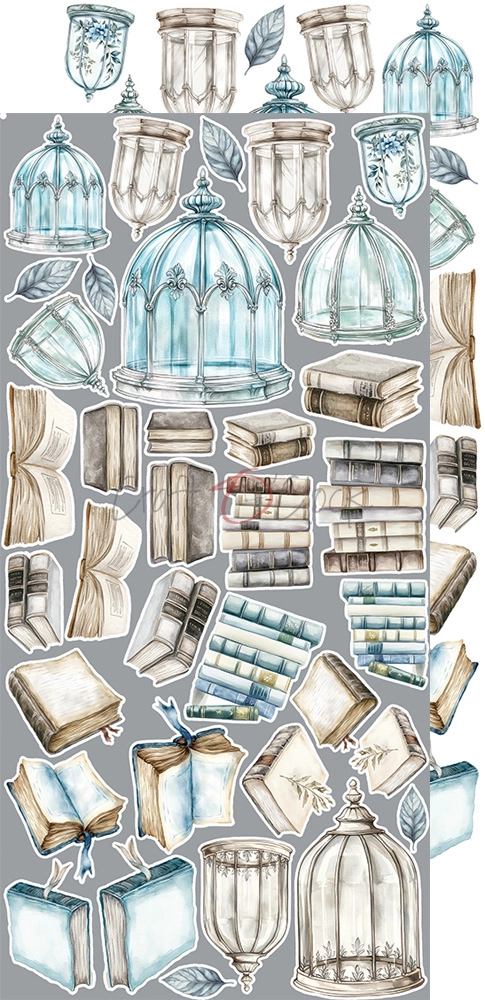 CC-F38-SBL-12 SOMETHING BLUE - zestaw DODATKÓW - SOMETHING