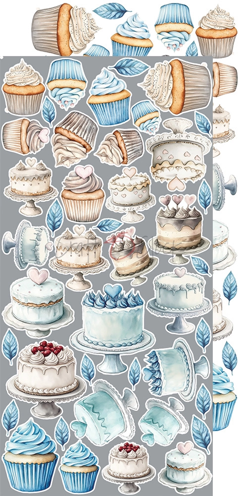 CC-F38-SBL-12 SOMETHING BLUE - zestaw DODATKÓW - SOMETHING